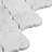 12” x 12” Carrara White Lantern Mosaic Marble Tile Sheets Polished for Wall and Floor