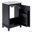 Petit meuble-lavabo moderne de 20 pouces avec lavabo en céramique-603728405