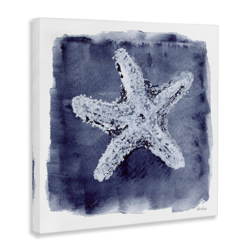 Étoile de mer, impression murale sur toile par Patti Bishop, H 24 po x l 24 po