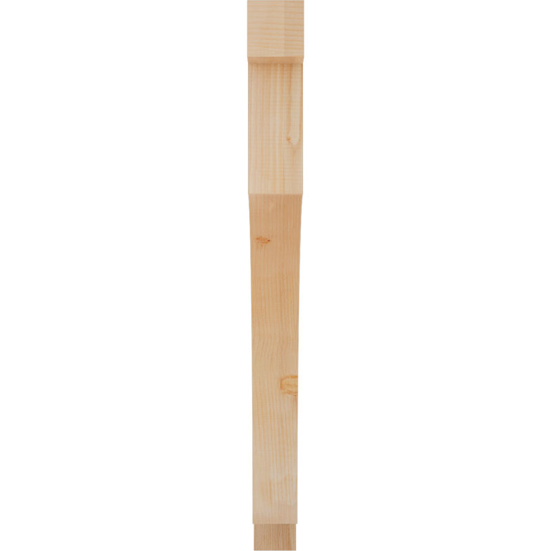 Support Westlake Block, Cèdre rouge de l'Ouest (lisse), H 46 po x l 3,5 po x P 46 po