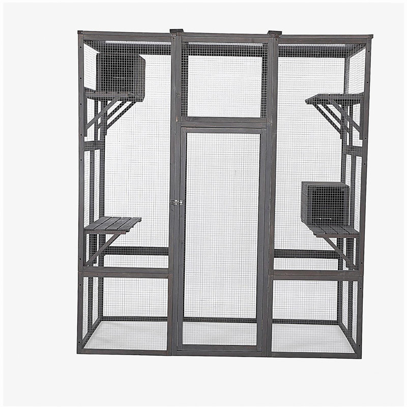 Extra Large Cat Cage - Gray