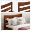 Wood Platform Bed With Headboard And Wooden Slat Support