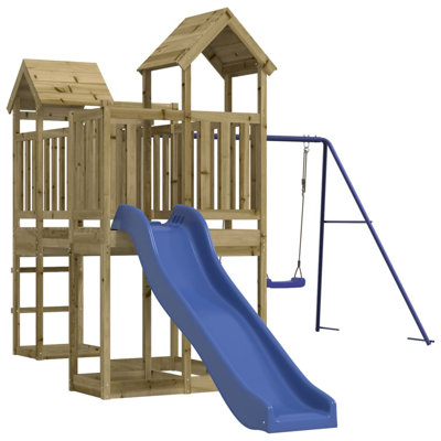 Fretwell Freeport Park Swing Set with 2 Swing(s)