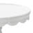 Laurie Gates 12.2 Inch Round Stoneware Footed Cake Stand in White