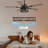 52 Inch Ceiling Fans With Lights And Remote & App Control Farmhouse Ceiling Fan For Bedroom Living Room And Patio Black-493961770-486952437-486952443