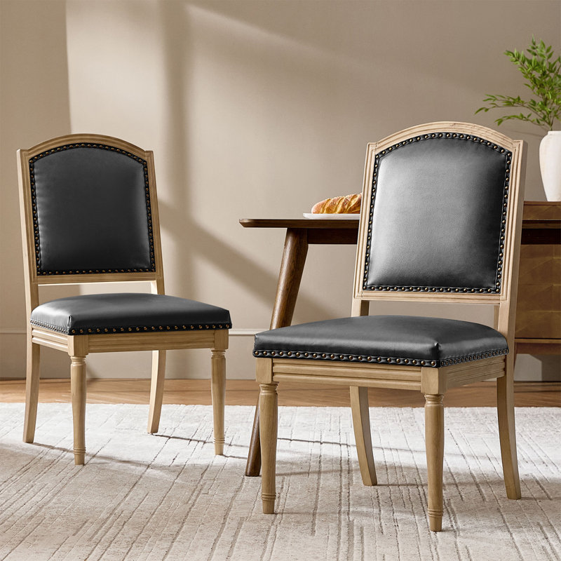 Chaise de salle à manger Quennel, Noir