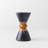 Monarch Marble & Acacia Candleholder, Black