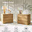 Ensemble de chambre à coucher moderne en bois massif 3 pièces Vogler-1982508334