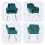 Chaises d'appoint avec pieds en métal-1668708379
