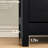 Storage Cabinet With Drawer And Adjustable Shelf In Black Kitchen Shelf, Finish