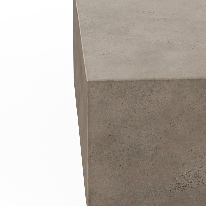 Mixx Bloc Coffee Table, Dark Gray, 16.5" H x 39.5" W x 39.5" D