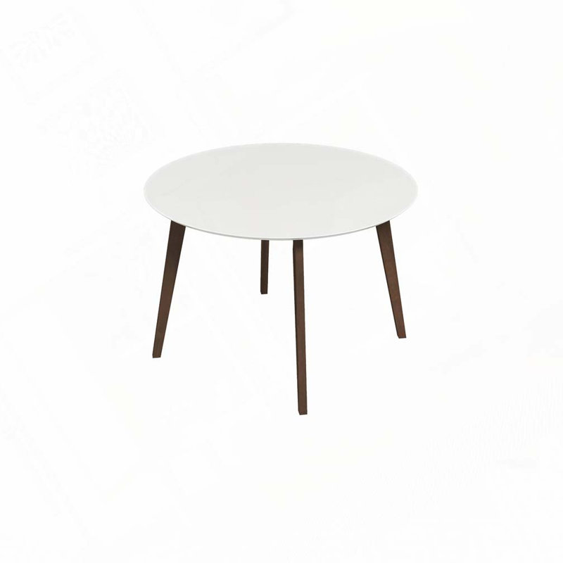 Table de salle à manger 43 "Farmhouse, Blanc