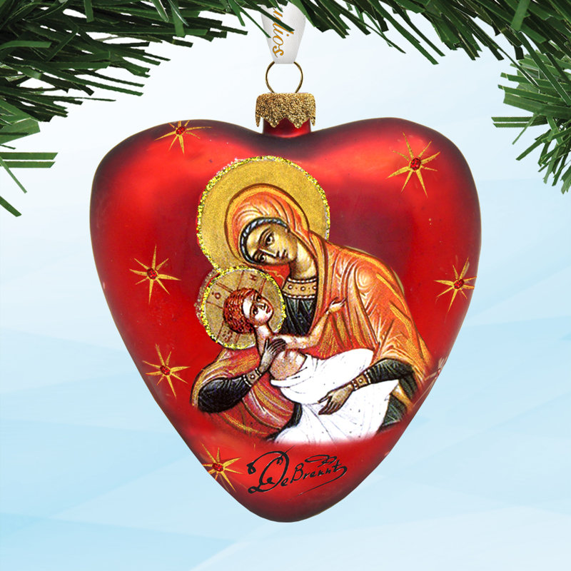 Holiday Splendor 3.5'' Handmade Glass Animals Holiday Shaped Ornament
