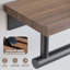 Porte-papier hygiénique mural en bois de noyer avec tablette, acier noir mat SUS304, indispensable pour les méga-rouleaux de salle de bain