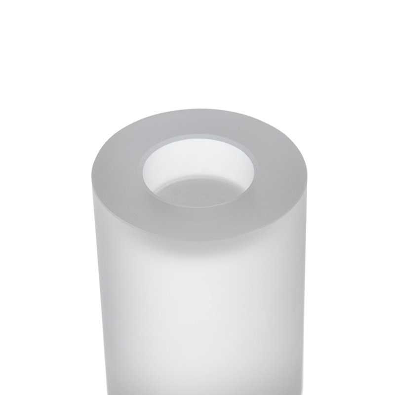 Petit porte-bougie en verre D3.1x7.1 "Palisade, H 7,1 po x l 3,1 po x P 3,1 po