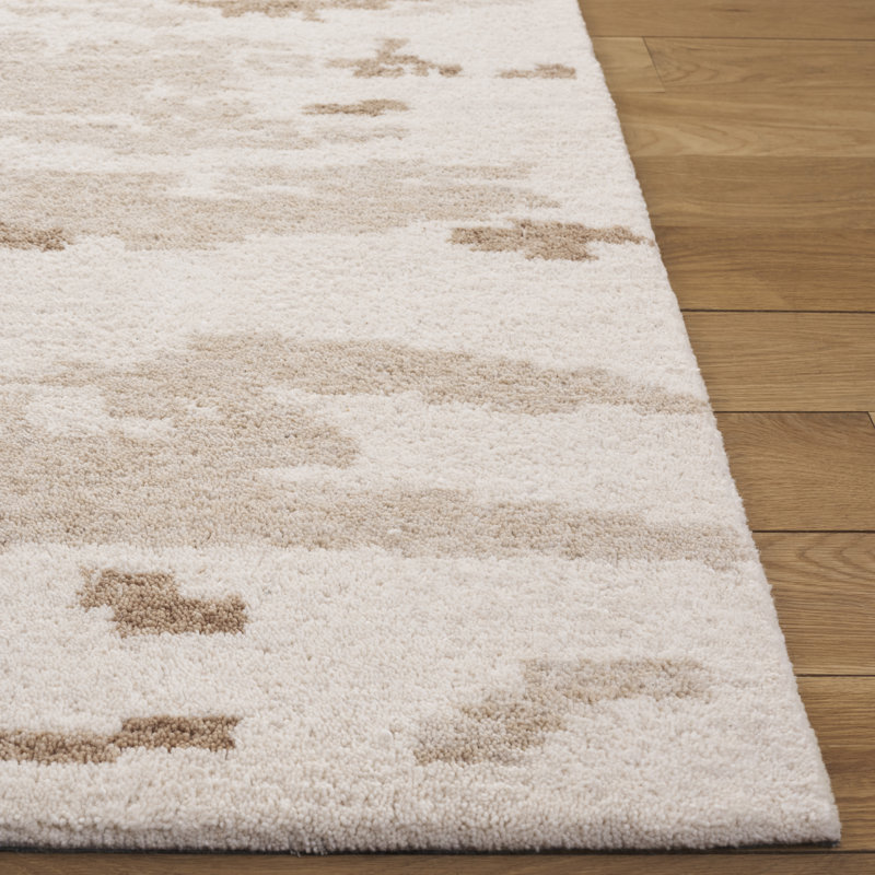 Harvest 120 Hand Tufted Wool Abstract Rug, Rectangle 5' x 8'