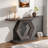 Ethereal 55.1" Farmhouse Wood Console Table-316320002