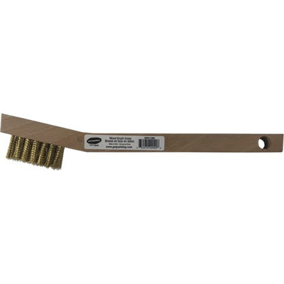 Dynamic DYN11300 3X7 Row Brass Mini Wire Brush-1PK
