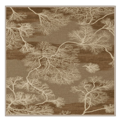 Tapis beige lavable à la machine
