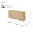 Zarihya Sideboard 4 Doors W/ 2 Inner Drawers