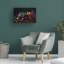 Art mural sur toile tendue - Jacqueline Hammer, art mural «Still Life In Purple» pour le salon, la chambre à coucher ou le bureau-22372026