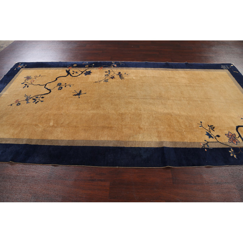 Tapis oriental antique Pékin noué à la main 6 x 12