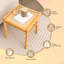 Bamboo / Rattan Accent Stool