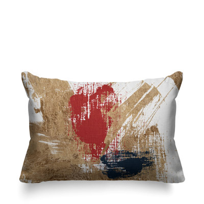 Coussin décoratif lombaire intérieur / extérieur Wanda Abstract
