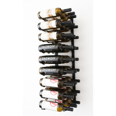 Indurial Metal Wall Mounted Wine Bottle Rack