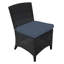 Bella Wicker Armless Outdoor Dining Chair-620172393-620172402