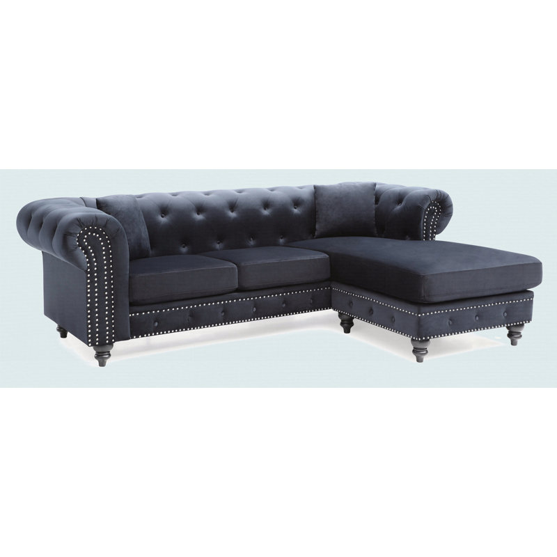 Canapé modulaire moderne avec méridienne