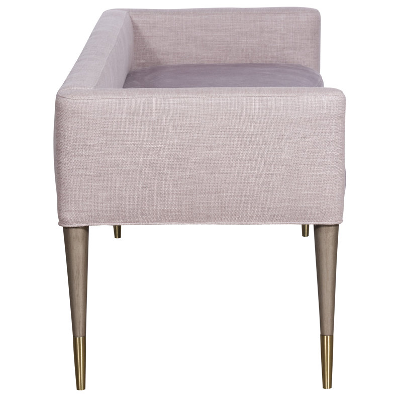 Annabelle Upholstered Bench, Tuck Water, Casa Blanca