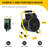 Greenhouse Heater with Thermostat, 1500W Electric Space Heater with Overheat Protection