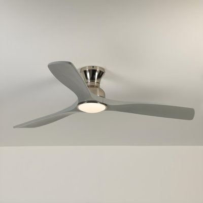 Karlena 52'' Ceiling Fan with Light Kit and Remote Control