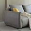 Coussin modulaire 86,61 po gris 100% polyester-129680274