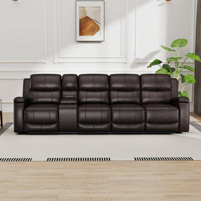2 - Piece Modern Upholstered Reclining Sofa With Cup Holders & Storage