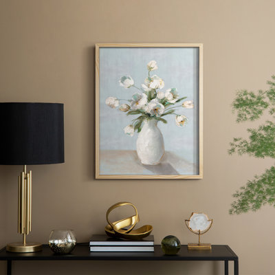 Prettiest Tulips Framed Print - Solid Wood