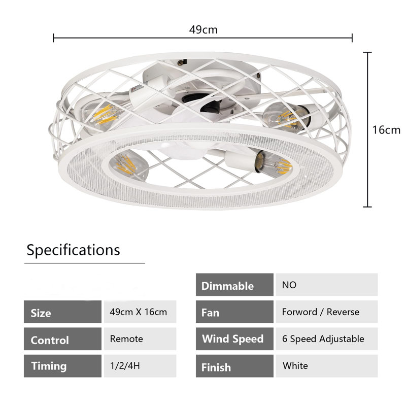 Ceiling Fan with Light Kit