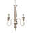 Suspended luminaire with adjustable chain