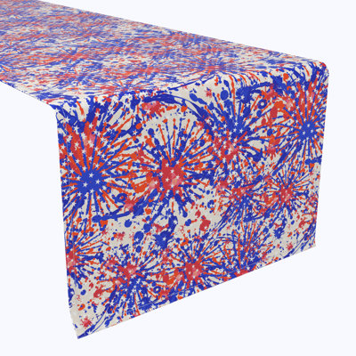 Harmony Painted Firework Fun Table Runner