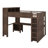 Multifunctional Loft Bed Featuring Storage Headboard, Closet, and Workstation-418396110