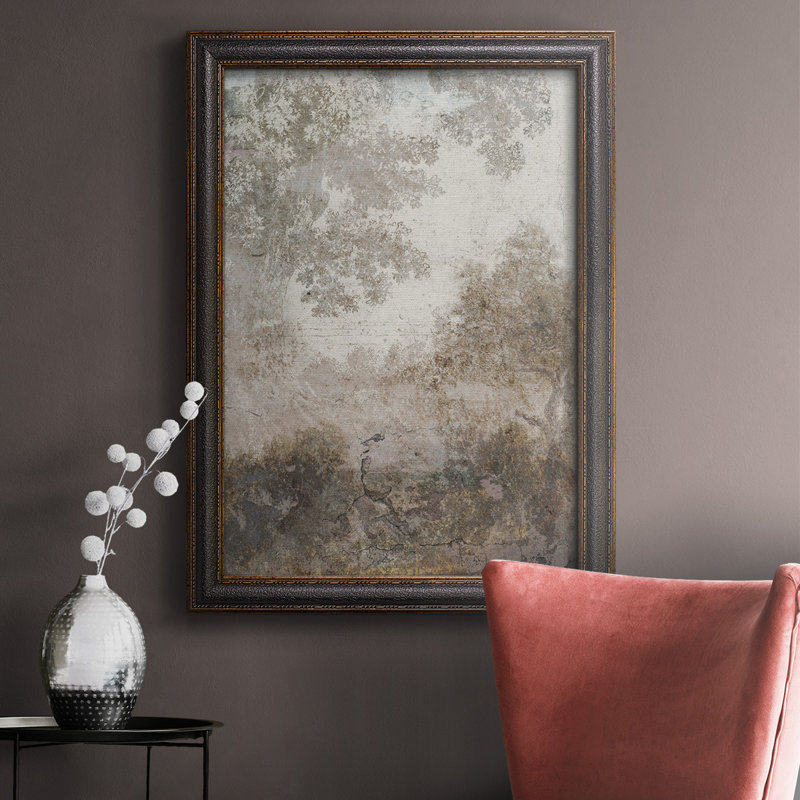 Toile encadrée de qualité supérieure Fresco Collage II - prête à être accrochée, H 27 po x l 18 po x P 2,5 po