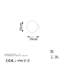 Bagdasarian LED Plug-in Flush Mounted Sconce