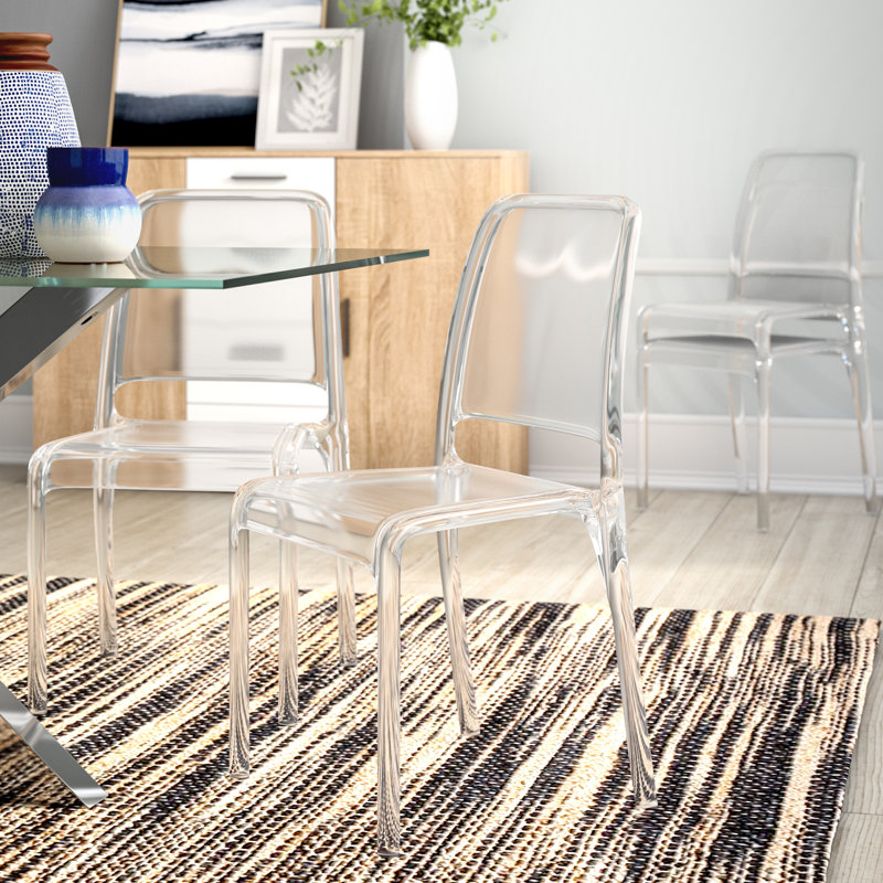 Stacking Chair, Clear