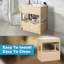 30" Bathroom Vanity With Sink Top,bathroom Cabinet With Open Storage Shelf And Two Drawers
