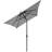Randle 3m x 2 m Rectangular Traditional Parasol Grey
