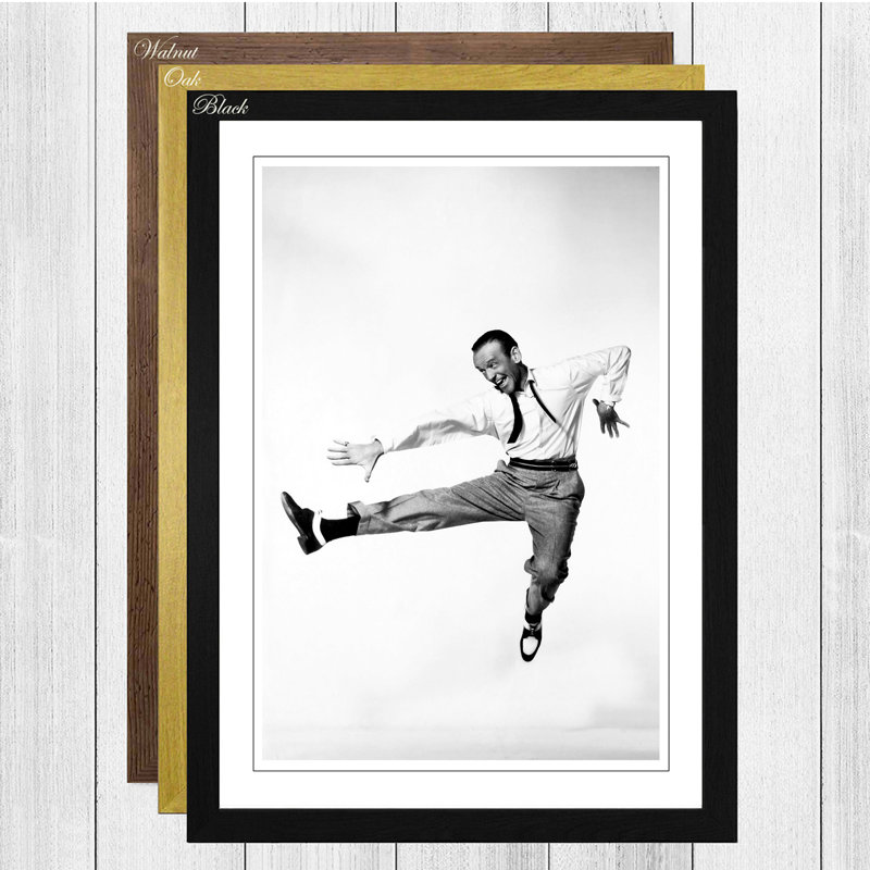 Single Picture Frame Print, Black