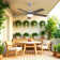 Whisperbloom Blade Span 42 In. Indoor Ceiling Fan With LED Light Bulbs And Remote Control