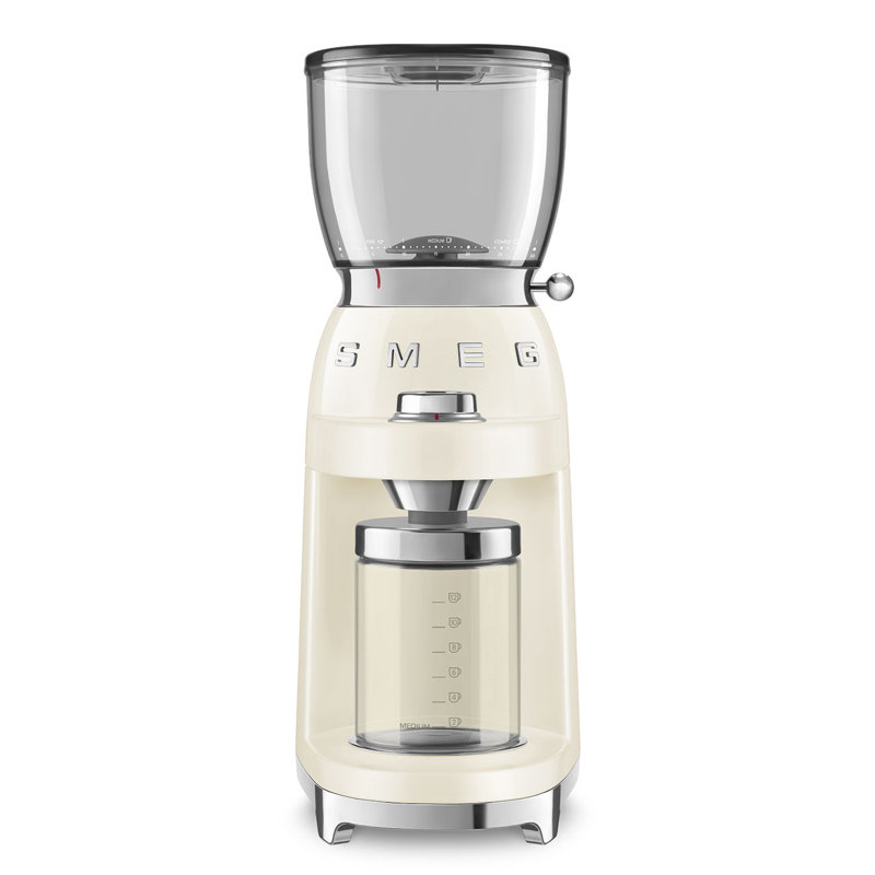 SMEG 50's Retro Style Coffee Grinder, Cream