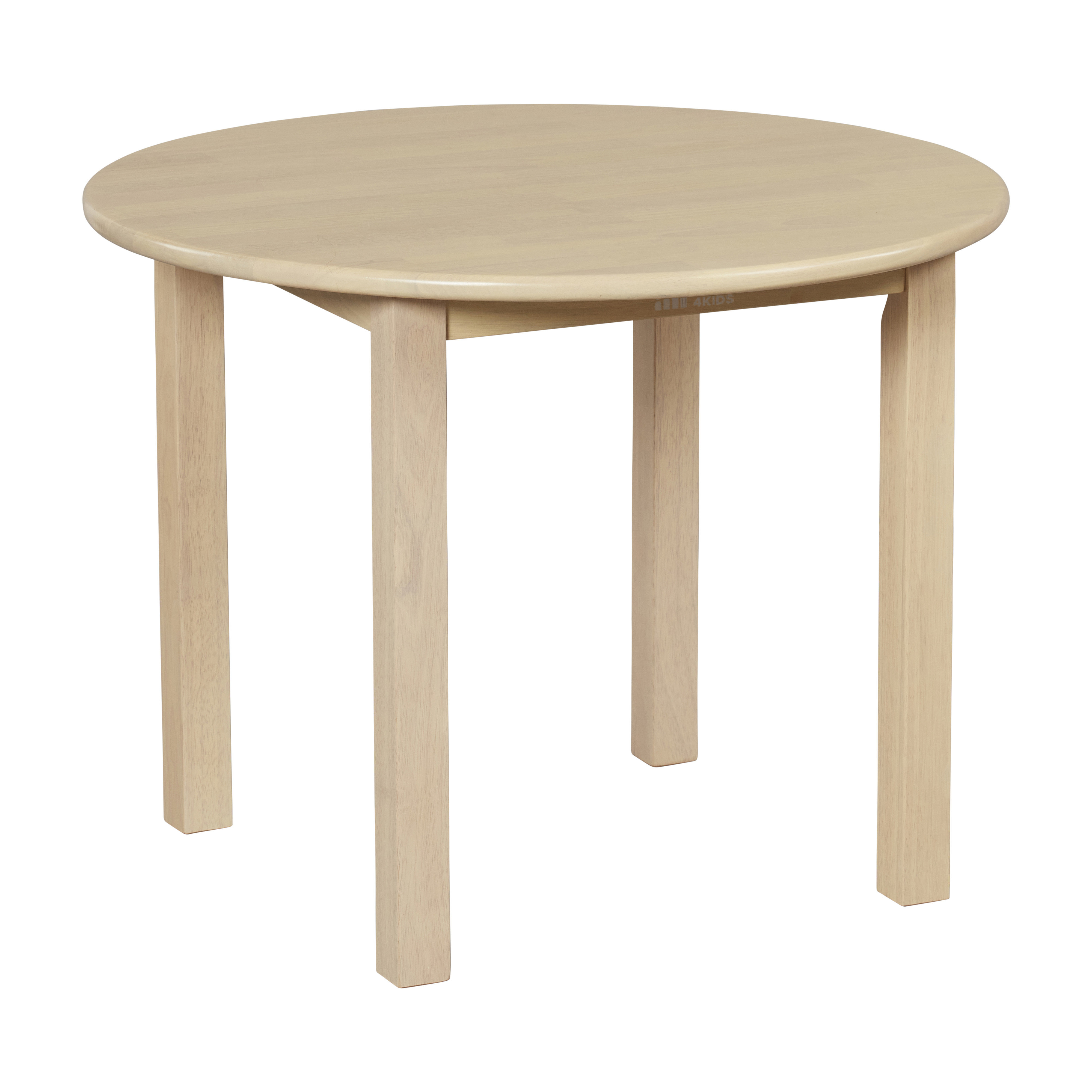 ECR4Kids 30in D Round Hardwood Table with 22in Legs, Kids Furniture ...